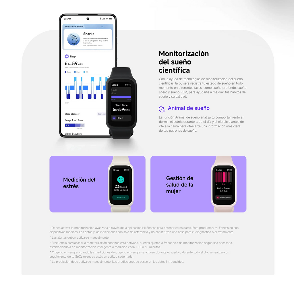 Xiaomi Smart Band 9 Active.