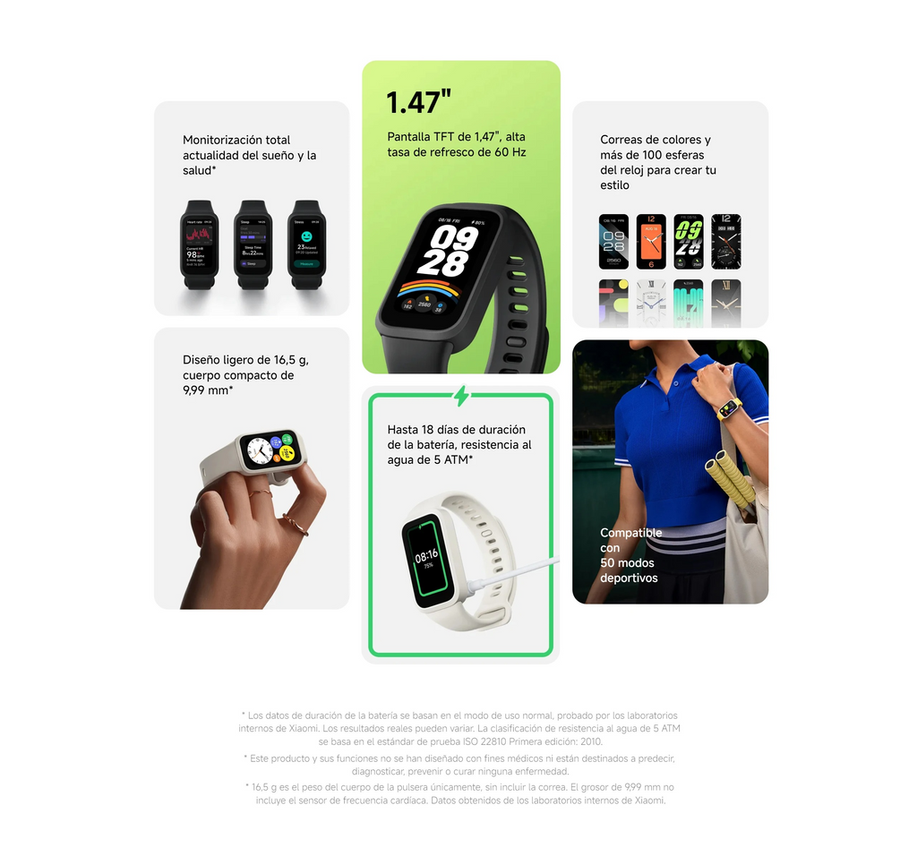 Xiaomi Smart Band 9 Active.